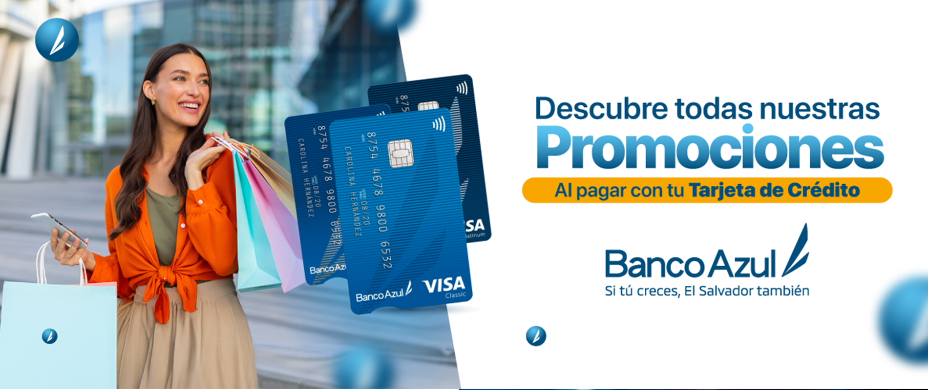 Carrusel  Tarjetas Banco Azul 1