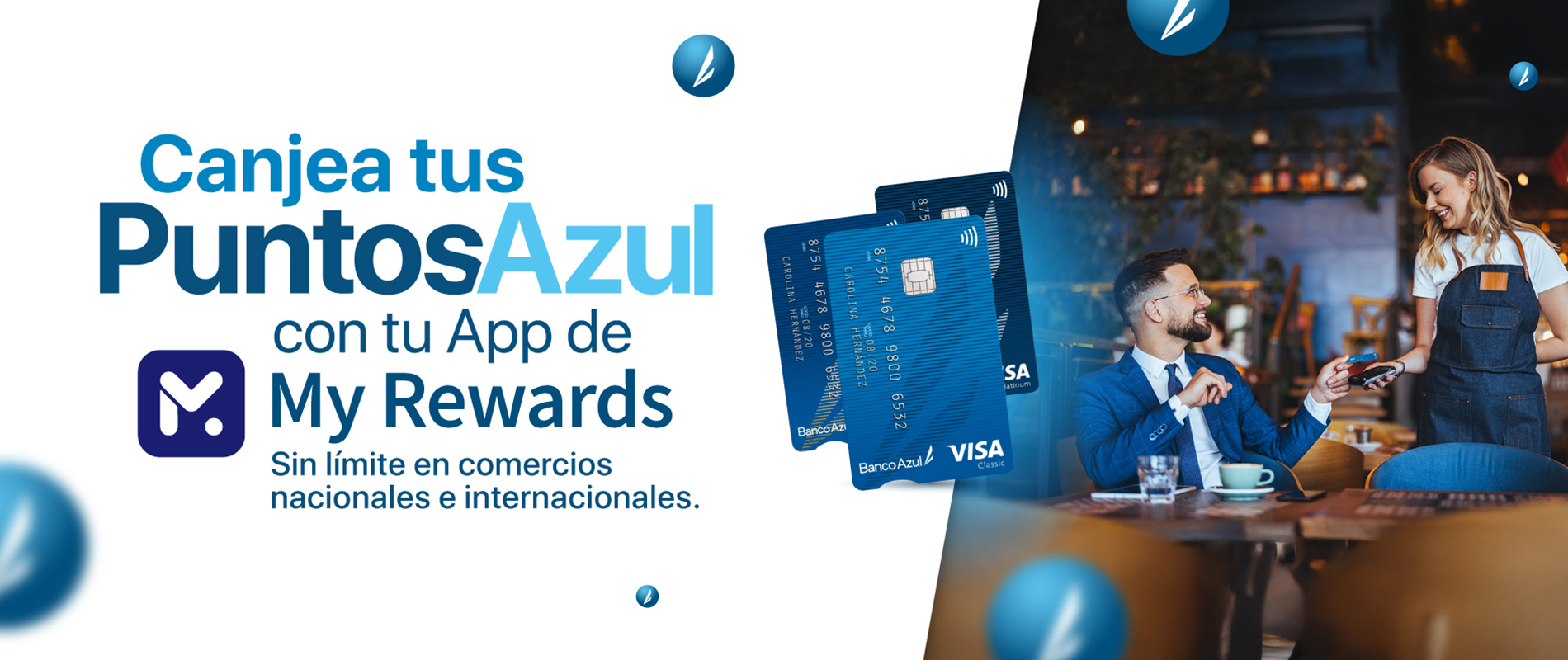 Carrusel Tarjetas Banco Azul 2