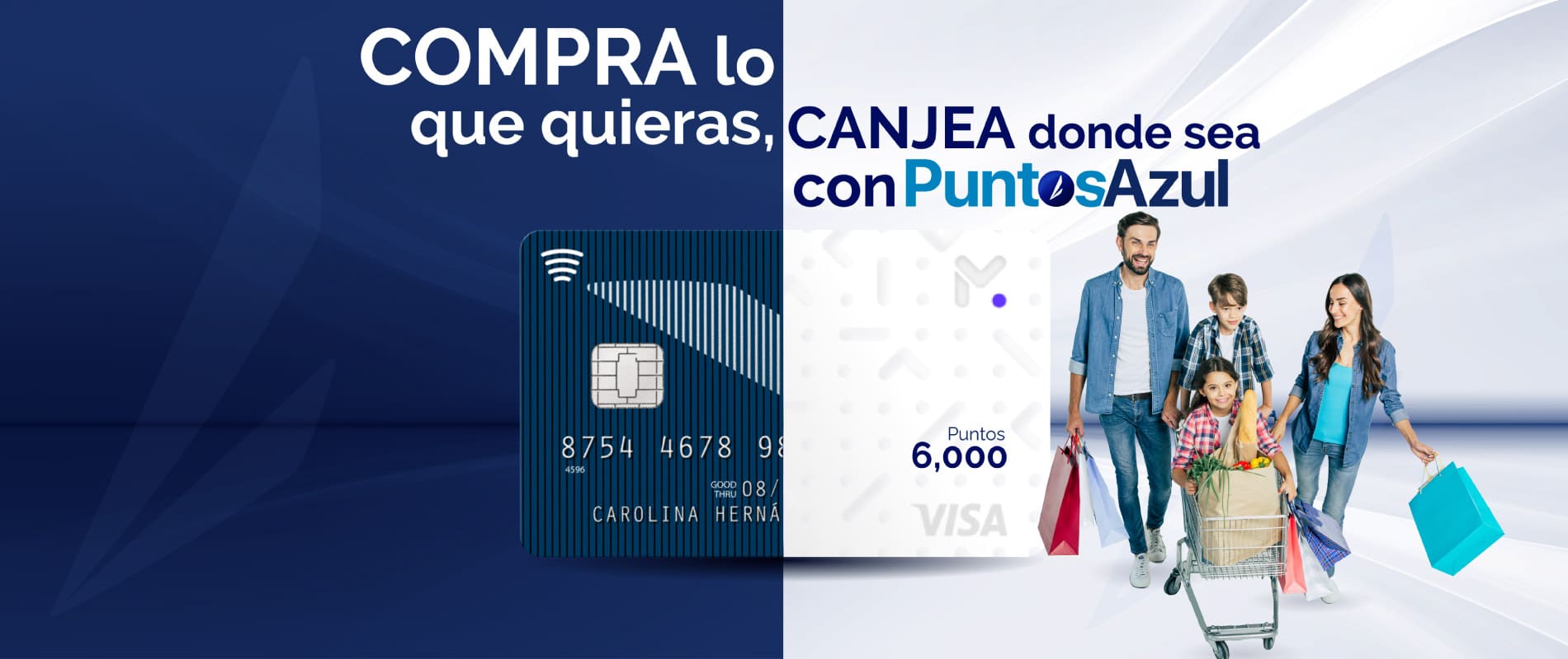 Carrusel  Tarjetas Banco Azul 1
